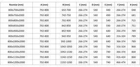 Mexen Lunar Duo, výklopný sprchový kút 80 x 75 cm, 8mm číre sklo, grafitový profil, 834-080L-075P-95-00