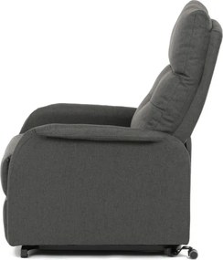 Polohovacie kreslo sivé, elektrické TV-5482 GREY2