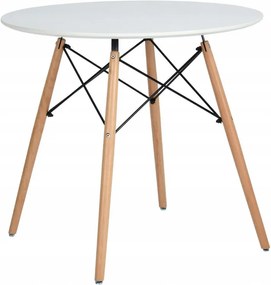 Bestent Jedálenský stôl 100cm Anello White
