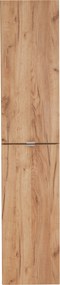Comad Doplnková kúpeľňová skrinka vysoká Capri Oak 35 dub zlatý craft