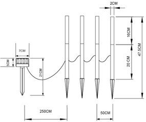 Globo 33247 - SADA 4x LED Solárne svietidlo 4xLED/0,07W IP44