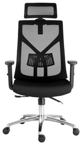 Kancelárska ergonomická stolička Neoseat DIBERTI — čierna, nosnosť 150 kg