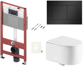 Závesný wc set do ľahkých stien / predstenová SAT SIKOTSTOR72414, 1 ks