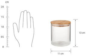 WOODLOCK Sklenená dóza 960 ml