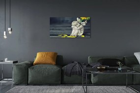 Obraz na plátne Spacie anjela slnečnica 140x70 cm