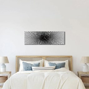 Obraz - Stred (s hodinami) (90x30 cm)