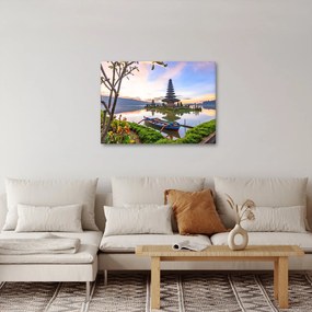 Obraz - Chrám Pura Bratan (70x50 cm)