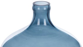 Sklo Dekoratívna váza 39 Modrá ROTI Beliani