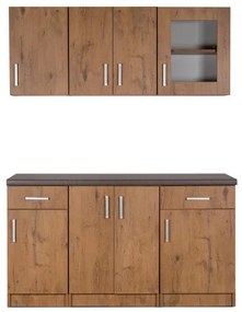 Kuchynská linka Monika 150, dub lancelot