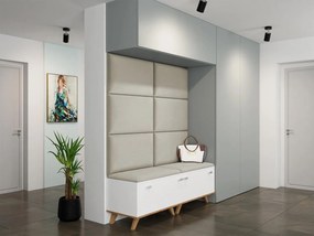 Čalúnený panel na stenu 70x40 PAG - béžový