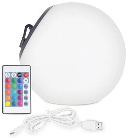 Top Light BALL RGB RC - LED RGB Stmievateľné solárne svietidlo LED/1,2W/3,7V IP44