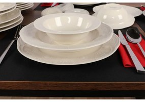 24-dielna jedálenská súprava biela/porcelán