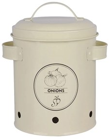 Oceľová dóza na cibuľu a cesnak – Esschert Design