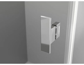 Mexen Mist-H Duo, 2-krídlový výklopný sprchový kút 85 x 80 cm, číre sklo, chrómový profil, 8A5-085L-080P-01-00