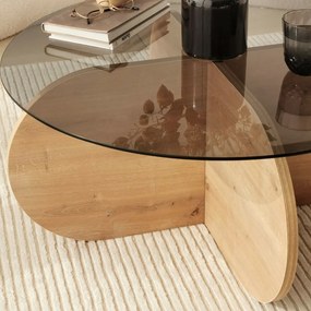 Konferenčný stolík Bubble Sapphire Oak Fume