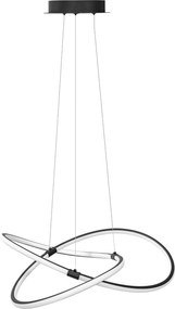 Toolight Toolight, LED závesné svietidlo APP1193-CP, čierna, OSW-40024