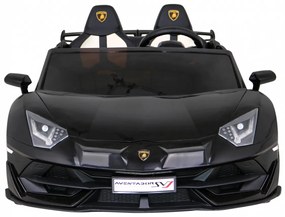 Lamborghini SVJ DRIFT pre 2 deti Black + funkcia Drift + Diaľkové ovládanie + MP3 LED + Free Start