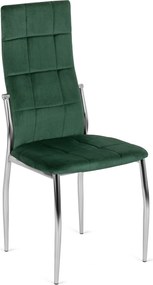 Čalouněná jídelní židle MOLLY zelená