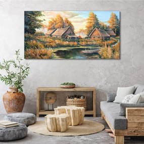 Obraz Canvas Maľovanie Hutu lesné prírody