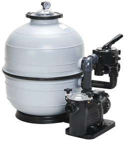 Filtračné zariadenie - KIT MIDI 400, 4 m3/h, 230 V, 6-cestný bočný ventil, čerpadlo. Micro Delfino