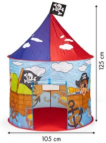 WELLHOX Detský stan "pirátska základňa"
