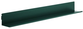 Polica závesná kovová fľaškovo zelená, 1200 mm: JOANNE Modern