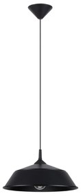 Závesné svietidlo Frika, 1x čierne kovové tienidlo