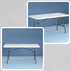 Cateringový stôl do záhrady rozkladací Šírka: 70 cm | Dĺžka: 153 cm