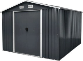 Záhradný domček Strend Pro 301x303x214 cm, plech, antracit