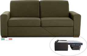 Rozkladacia pohovka na každodenné spanie ONE, 140, tm. zelená (enjoy new lux - 58 forest)