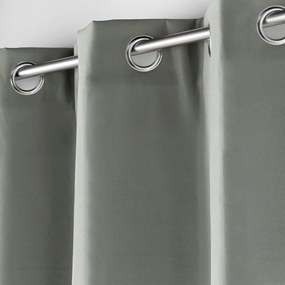 Sivý termo/odhlučňovací záves z mikrovlákna 135x180 cm Micropolar – douceur d'intérieur