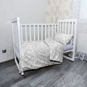 Sablio Mikroplyšové detské obliečky do postieľky Damašková čipka - 100x135 / 40x60
