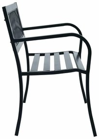 Záhradná lavička, s mriežkovaným operadlom