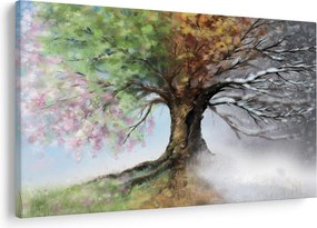 Obraz - Strom štyroch ročných období (90x60 cm)
