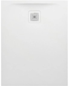 LAUFEN Pro obdĺžniková sprchová vanička z materiálu Marbond, odtok na kratšej strane, 900 x 700 x 28 mm, biela matná, H2169560000001