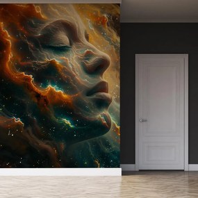 Fototapeta - Tvár vo vesmíre (147x102 cm)