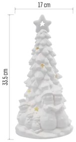 LED vianočná dekorácia LED/2xAA teplá biela stromček