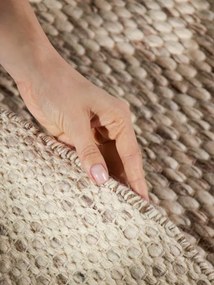 Koberec Elle Decoration Lyon Beans naturálny / krémový / hnedý kruh