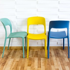Dekorstudio Plastová stolička TREX žltá