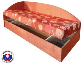 Jednolôžková posteľ (váľanda) 80 cm Mamie (s pružinovým matracom) (L). Vlastná spoľahlivá doprava až k Vám domov. 774118