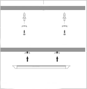 4x LED panel ECOLIGHT - EC79936 - 120cm - 36W - 230V - 3600Lm - studená biela