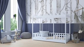 Masívna detská posteľ Dragon 1 - 90 x 180 cm - biela