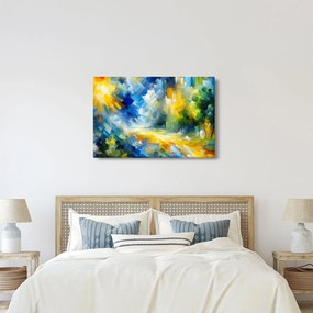 Obraz - Abstraktný slnečný deň (90x60 cm)