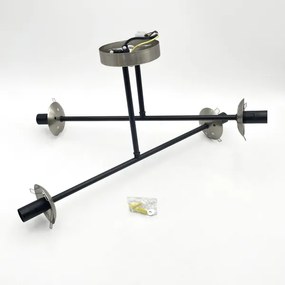 Brilagi - Prisadený luster MALIVA 4xE14/15W/230V matný chróm/dymová