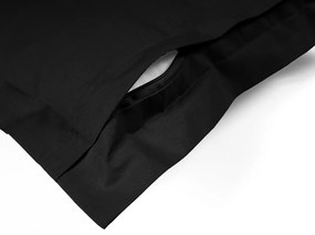 Biante Bavlnená obliečka na vankúš s lemom Moni MOD-506 Čierna 30 x 50 cm