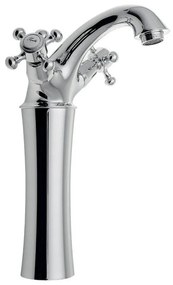 Stojančeková umývadlová batéria v lesklej striebornej farbe Antea – Sapho