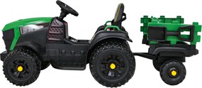 Ramiz Titánový traktor s prívesom zelený