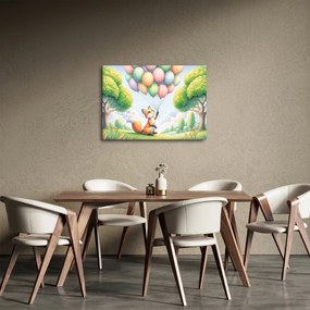 Obraz – Šťastná líška (70x50 cm)