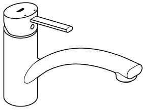 GROHE 30358000 - Drezová batéria SWIFT 227 mm, lesklý chróm