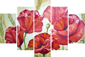Obraz - Kvety vlčích makov (150x105 cm)
